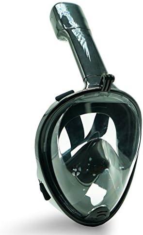 TuTu Full Face Snorkel Mask Ninja Diving Mask Gopro Mount Free Breathing Anti-Fog Anti leak Prevent Gag Reflex Sports Diving Mask Best Gift For Kids &amp; Adults