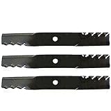 (3) Toothed Mulcher Blades for John Deere 54
