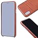 iPulse Apple iPhone X Leather Case [Dallas Series] Full Grain Leather Snap On Card Holder Case - [Ultra Slim] [Hard Back Cover] [Sensitive Buttons] - Saddle Brown