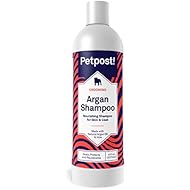 Petpost | Shampoo for Dry Skin Dogs - Argan Naturally Heals, Protects, Rejuvenates Dog Itchy Skin & Coat - Argan Oil and Aloe Formula (8oz.)