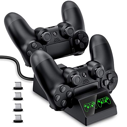 Wireless Dual Controller Charger Station for Sony PlayStation 4 PS4