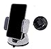 Ergonflow Luxury Rhinestone Bling Car Stand Phone Holder, Compatible with Air Vent or Dashboard, Fits iPhone X, 8, 7 Plus, 6, 6 Plus, SE, 5S, 5, 4S, 4 (Silver)