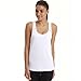 YAHA Women’s Sports Yoga Racerback Tank Top (White, M)