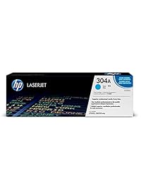 HP 304 A (CC531 A) Cyan Original LaserJet Toner Cartridge, funciona con HP LaserJet CP2025, CM2320