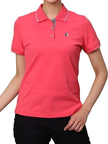 Amazon ブラック ホワイト ブラック アンド ホワイト 春夏モデル ストレッチ 半袖ポロシャツ レディース Ll 42 ピンク ゴルフシャツ 通販