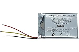 1000mAh 3.7V Replacement Battery for Son y MDR-HW700DS Bluetooth Headset, LIS1494HNPPC