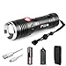 Rechargeable Flashlight – Flashlights High Lumens, Bright, Zoom, 4 Modes, Tactical 18650 Flashlight with Lithium Ion Battery and Belt Holster - TFX1000 by PeakPlus