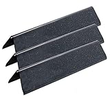 Hisencn 15.3 inch Flavor Bars Porcelain-Enameled Flavorizer Bars, Heat Plate Replacement for Weber Spirit 200 Series (2 Burners) Spirit E210, S210, E220, S220 with Front Control Knobs, 7635, 15.3"