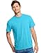 Hanes Mens X-Temp Fresh IQ Tri-Blend Performance Tee, XL,Flying Turquoise Heather