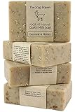 Oatmeal Soap - 4 Oatmeal & Honey, Goat Milk Soap