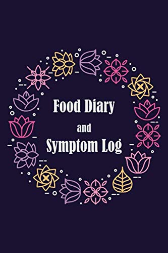 Food Diary and Symptom Log: Meal Tracker and Chronic Pain Journal for People with Digestive Disorders or Allergies - Harmony Flower Circle Theme, Purple