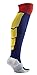2015/2016 Barcelona Messi Neymar Suarez Youth Kids Professional Soccer Football Futbol Socks (NAVY/RED (HOME))
