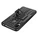 Xiaomi Redmi Note 7 Rase,Only Stars Shockproof Heavy Duty Combo Hybrid Rugged Dual Layer Grip Cover with Kickstand for Xiaomi Redmi Note 7 (Black)