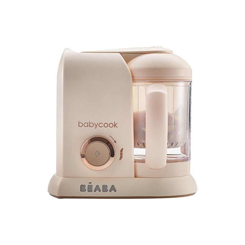BEABA Babycook Solo 4 in 1 Baby Food Maker, Baby Food Processor, Steam Cook and Blender, Large Capacity 4.5 Cups, Cook…