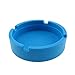 INNOLIFE Eco-Friendly Colorfull Premium Silicone Rubber High Temperature Heat Resistant Round Design Ashtray (Mixed Color)