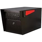 Mail Boss 7506 Mail Manager Locking Security Mailbox, Black