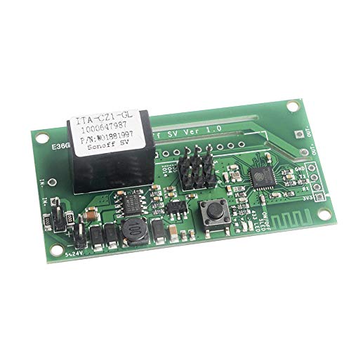 Sonoff SV Safe Voltage Wifi Wireless Switch Smart Home Module DC 5-24V Phone APP Control Support Secondary Development for Amazon Alexa Google Nest Geekstory