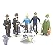 Tintin The Adventures of 6 x 3 Figure Set Tin Tin Captain Handdock Calculus Thomson Snowy