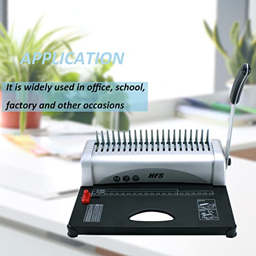 HFS (R) 21 Hole Punch Binding Comb Machine with Binding Combs Paper