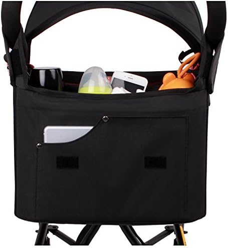 Stroller Organizer Bag with Cup Holder for Moms Universal Stroller Organizer Accessories Bag Hanging Storage Bag for Diapers Toy Wallet iPhone Best Present for Baby