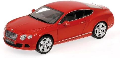BENTLEY CONTINENTAL GT in RED in 1:18 Scale by Minichamps