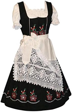 3-Piece Long German Wear Party Oktoberfest Waitress Dress (22)