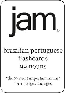 Livro JAM Brazilian Portuguese Flashcards: 99 Nouns