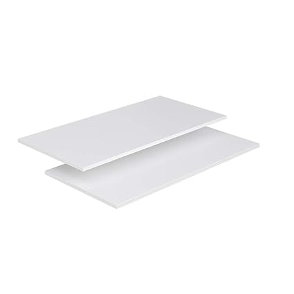 Vicco Kleiderschrank Comfort offen begehbar Regal Kleiderständer Schrank weiß (100er Einlegeboden)