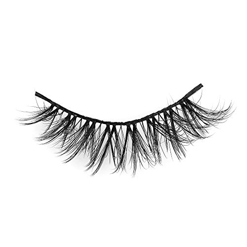 10 Pairs 3D Soft Faxu Mink False Eyelashes Crisscross Wispy Fluffy Lashes Extension Eye Makeup Tools Handmade Eyelashes (A01)