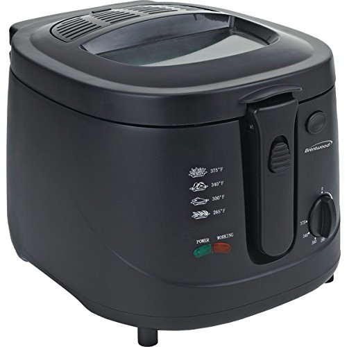 Click Here to See More Images Brentwood DF-725 1500w 12-Cup Deep Fryer, Black