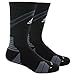 adidas Unisex-US Traxion Impact Crew Football & Basketball Crew Sock (1-Pair), Black/White/Dark Grey/Onix, 6.5-9