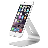 Kbtel Universal Micro-suction Mobile Phone Desktop Stand Mount Holder Stander Cradle - Silver