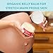 Honest Organic Belly Balm | Stretch Mark Cream | Certified Organic | Plant-Based | Hypoallergenic | Organic Cocoa Butter, Coconut, Olive & Tamanu Oils | Stretch Mark Cream for Pregnancy | 3.65 Ounces