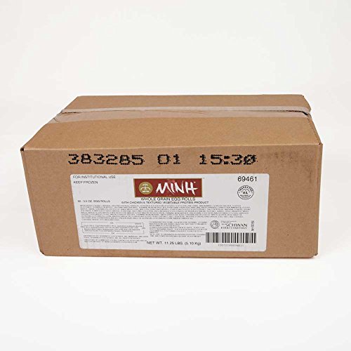 Minh Whole Grain Chicken and Vegetable Egg Roll, 3 Ounce -- 60 per case.