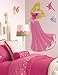 Roommates Rmk1466Gm Sleeping Beauty Peel & Stick Giant Wall Decal with Gems