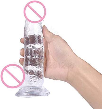 Strap On R-ealistic Big Pants Strapon Suction Cup Panties for Woman Lesbian Couples Adult Game Sex Toy Sex Products,Transparent