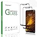(2 Pack) Beukei for Xiaomi（Pocophone F1）Screen Protector Tempered Glass,Full Screen Coverage, Anti Scratch, Bubble Free