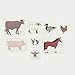 Tattly Temporary Tattoos Farm Animals Set, 1 Ounce