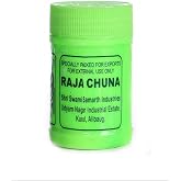 Raja Chuna | Shri Swami Samarth | 100 gram | 200 gram | Lime- Calcium Hydroxide | Export Quality | (100 Gram Tin)