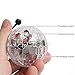 Flying Ball, Crystal Flashing Hand-Controlled Infrared Induction Flying Toys with LED Light (Black)