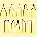 Jian Ya Na 50W 1 mm Pyrography Wire Tips Set of 10 Tips