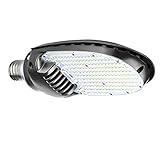 Hyperikon 54W LED Shoebox Street Light Rotatable, (Metal Halide Replacement) 5900 Lumens, Bright Outdoor Area lighting, Large Mogul E39 Screw Base, UL, 5000K