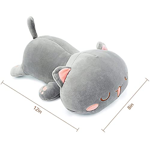 Onsoyours Cute Kitten Plush Toy Stuffed Animal Pet Kitty Soft Anime Cat