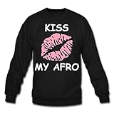 Spreadshirt Natural Hair Kiss My Afro Crewneck