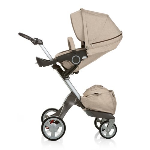 Stokke Xplory Complete Bundle - 2 Items: Xplory Stroller & Xplory
Carrycot Beige Melange