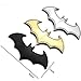 Dealetech DIY Batman 3D Metal Sticker Auto Car Motorcycle Logo Badge Emblem Tail Decals (gold)