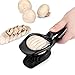 Flexzion Stainless Steel Multipurpose Slicer - Egg Mushroom Strawberry Tomato Kiwi Fruit Cutter Divider Separator with Seven Blades Long Handle Cooking Kitchen Home Gadgets Tool Accessories Black