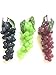 Gecter 2 Bunches of 45Pcs Artificial Grapes Cluster Simulation Fake Fruit Home House Kitchen Party Decor Lifelike(Purple)