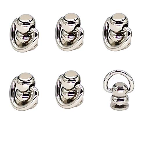 Button Studs Rivets DRing Head Button Stud Screwback with Screw for