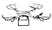 Ionic Drone Quadcopter for GoPro Hero2, Hero3, Hero3+ and Hero4 with 6-axis gyro System, one-Key Return, Headless Mode, Shock Absorption Cradle Head (Silver)